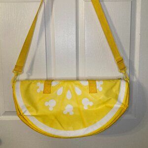 Disney Store Cooler Bag Mickey Mouse Lemon Wedge Large Summer Fun 20" Wide